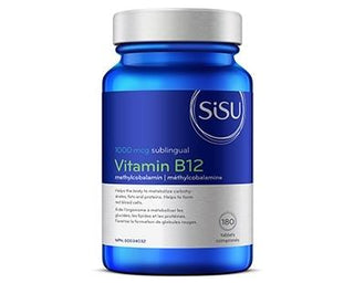 Vitamine B12 Méthylcobalamine 1000 mcg -SISU -Gagné en Santé