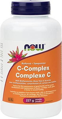 Vitamine C complexe en poudre tamponné 227 mg -NOW -Gagné en Santé