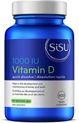 Vitamine D 1000 UI -SISU -Gagné en Santé