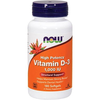 Vitamine D-3 1000 UI -NOW -Gagné en Santé