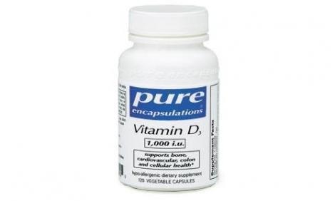 Vitamine D3 1,000 UI -Pure encapsulations -Gagné en Santé