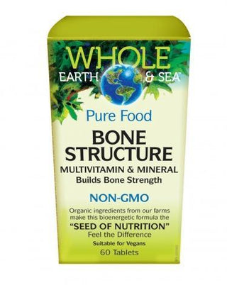 Whole Earth & Sea™ | Structure osseuse multivitamines et minéraux -Natural Factors -Gagné en Santé