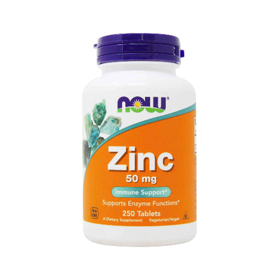 Zinc 50 mg -NOW -Gagné en Santé
