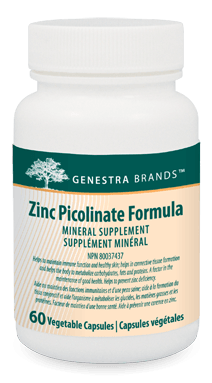 Zinc Picolinate Formula -Genestra -Gagné en Santé